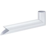 Gargouille tuyau de descente, raccord en pvc pour tuyau de pluie, accessoires de gouttire, montage simple ...