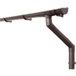 Kit de goutti�res pour abri de jardin 100mm, carport, terrasse, goutti�re en pvc pour toit en appentis, ...