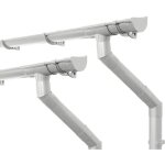 Kit de goutti�res pour maison de jardin, abri der jardin, 100mm semi - circulaire deux c�t�s de toit, ...