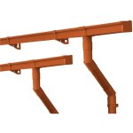 Kit de goutti�res pour maison de jardin, nw 68 pvc goutti�re � caisson, goutti�res en pvc pour toit � ...