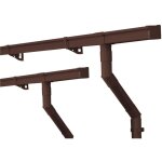 Kit de goutti�res pour maison de jardin, nw 68 pvc goutti�re � caisson, goutti�res en pvc pour toit � ...