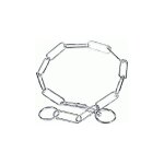Inferramenta - collier pour chien protection poils longs en acier chroma 60 cm colliers pour chien