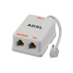 Filtre pour ra partiteur ta la phonique adsl rj11 plus avec ca ble modem 10 m