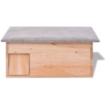 Inlife cabane pour hrisson 45 x 33 x2 2 cm bois