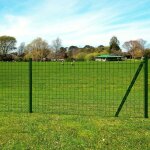 Inlife - cl�ture euro acier 25 x 1 m vert