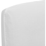 Inlife housses extensibles de chaise 6 pcs blanc
