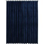 Abcrital - inlife rideau occultant avec crochets velours bleu foncé 290x245 cm Abcrital - inlife rideau occultant avec crochets velours bleu foncé 290x245 cm