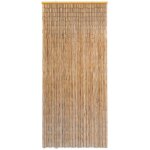 Inlife rideau de porte contre insectes bambou 90 x 220 cm Inlife rideau de porte contre insectes bambou 90 x 220 cm