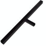 Inlife - tari�re de sol avec m�che de tari�re 200 mm acier noir