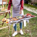 Innovagoods - barbecue au charbon de bois pliable en acier inoxydable exelq Innovagoods - barbecue au charbon de bois pliable en acier inoxydable exelq