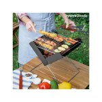 Innovagoods - mini - barbecue pliable portable pour charbon foldecue