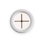 Inofix - patere torchons de cuisine ronde adhesive chrome mat (blister)