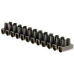 Barrette 12 plots section 4mm - noir zenitech