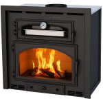 Insert � bois avec four ventil� canalisable - bronpi everest 15 kw
