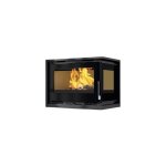 Fm biomasa - insert à bois d'angle - firematic lora - d 12. 6 kw foyer en vermiculite Fm biomasa - insert à bois d'angle - firematic lora - d 12. 6 kw foyer en vermiculite