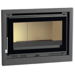 Fm biomasa - fm insert de chemine it - 170 k 12, 6kw turbo et verre srigraphi