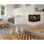 Azura home design - insert cheminée à bois holguin avec turbine 17, 5 kw 2 vitres gauche + 2 bouches ... Azura home design - insert cheminée à bois holguin avec turbine 17, 5 kw 2 vitres gauche + 2 bouches ...