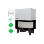 Azura home design - insert chemine nadia 14 vitre  droite ouverture relevable