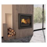 Azura home design - insert chemine  bois placetas 14 kw + 2 bouches recuperateur