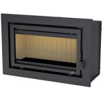 Bronpi ? insert chemin�e � double combustion 980x650 floridap ? puissance 14 kw ? rendement 81% ? volume ...