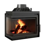 Azura home design - insert chemine smart ms 8 bs 180mm vitre  gauche