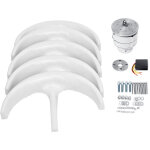 Insma - 650w 24v axe vertical de g�n�rateur d'�olienne de lanterne de rotor 5 lames fantablau