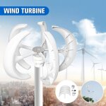 Insma - générateur de vent 650w 24v avec contrôleur de chargeur 5 pales minitype lanterne éolienne générateur ... Insma - générateur de vent 650w 24v avec contrôleur de chargeur 5 pales minitype lanterne éolienne générateur ...