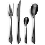 Instinct - mnagre 16 pices noir mat