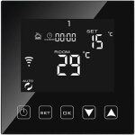 Intelligent thermostat wifi connecté pour chaudiere gaz / eau 3a filaire alexa / google home / tuya smart ... Intelligent thermostat wifi connecté pour chaudiere gaz / eau 3a filaire alexa / google home / tuya smart ...