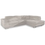 Intensedeco - canapé d'angle droit convertible marius tissu beige Intensedeco - canapé d'angle droit convertible marius tissu beige