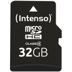 Intenso 3403480 mémoire flash 32 go microsdhc classe 4 Intenso 3403480 mémoire flash 32 go microsdhc classe 4