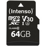 Intenso 3433490 mémoire flash 64 go microsdxc uhs - i classe 10 Intenso 3433490 mémoire flash 64 go microsdxc uhs - i classe 10