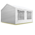 Toolport - tente de rception 4x5 m pavillon blanc bche pe 350 n impermable tente de jardin