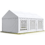 Tente de rception / barnum 4x6 m - ignifugee blanc toile de haute qualit pvc 700 n economy - toolport ...