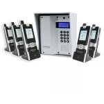 Interphone 600 m�tres autonome sans - fil collectif / multipropri�t�s - ultracom3 argent� + visi�re argent�e ...