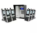 Interphone 600 m�tres sans - fil longue port�e autonome digicode �cran lcd - ultracom3 argent� visi�re ...