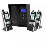 Interphone 600 m�tres sans - fil longue port�e autonome digicode �cran lcd - ultracom3 visi�re noire ...