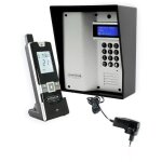 Interphone autonome sans - fil longue distance 600m digicode ultracom3 avec visire noire + combin + ...