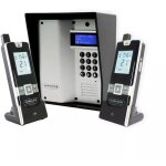 Interphone sans - fil aliment� sur portail 600 m�tres longue distance collectif - ultracom3 visi�re noire ...