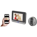 Interphone vid�o ip wi - fi cam�ra, station int�rieure vid�o gris - sygonix
