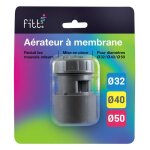 Interplast - aérateur à membrane pvc évacuation Ø32 / 40 / 50 en blister - fitt - gris - pvc Interplast - aérateur à membrane pvc évacuation Ø32 / 40 / 50 en blister - fitt - gris - pvc