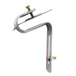 Etrier galvanis� avec plaque pour tuile