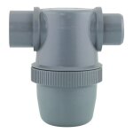 Interplast - siphon de parcours pvc �32 - fitt - gris - pvc