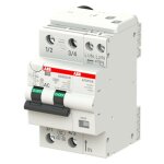 Interrupteur abb magntothermique diffrentiel 2 ples 16a 30ma ac type 6ka 2 modules ds202crc16ac30