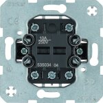 Interrupteur  bouton - poussoir  2 touches, 4 contacts de fermeture, mcanisme, bornes  vis, one. ...