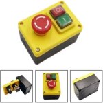 Interrupteur � bouton poussoir �lectromagn�tique 16 a 250 v pour scies d'�tabli et machines d'atelier ...