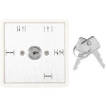 Interrupteur � cl� � 5 positions fonctionnement automatique de la porte coulissante s�lection de la fonction ...