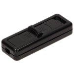 Interrupteur � coulisse 1 p�le 2, 5 a / 250 v noir - e + 10 - 029