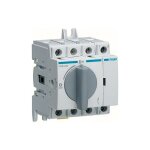 Interrupteur  coupure apparente 4p 63a hager hab406
