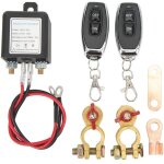 Interrupteur de d�connexion de batterie � distance, interrupteur de coupure de voiture dc 12 v, antivol, ...